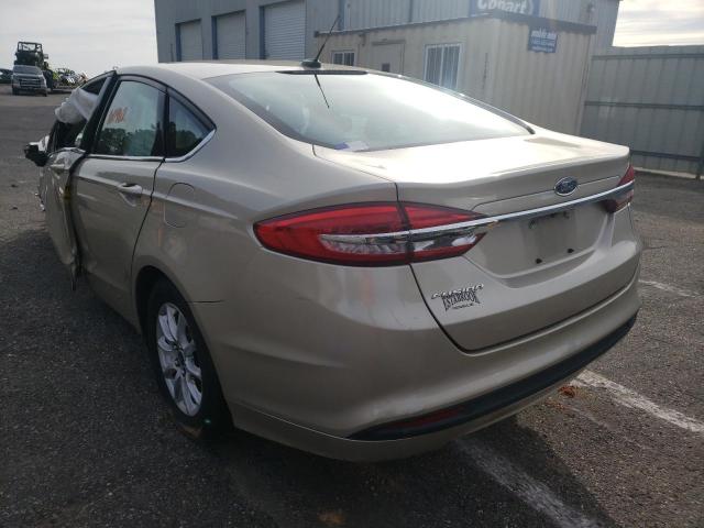 Photo 3 from auction – 2017 FORD FUSION S with VIN 3FA6P0G7XHR339455