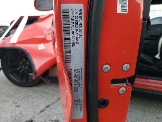 Photo 10 from auction – 2020 DODGE CHALLENGER with VIN 2C3CDZFJ6LH176142