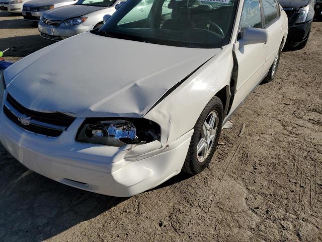 Photo 9 from auction – 2005 CHEVROLET IMPALA with VIN 2G1WF52E859333809