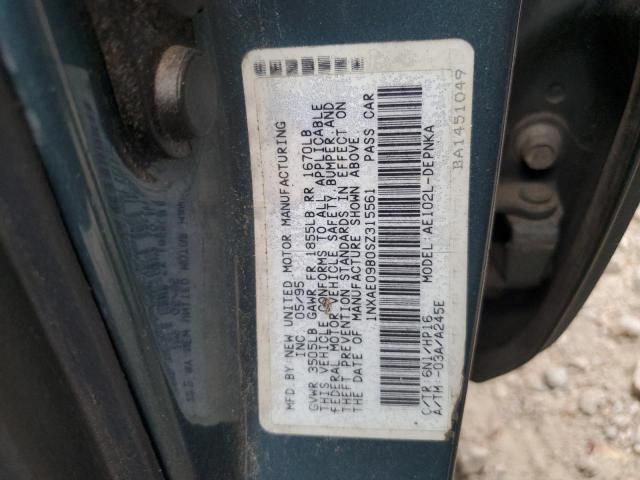 Photo 10 from auction – 1995 TOYOTA COROLLA LE with VIN 1NXAE09B0SZ315561