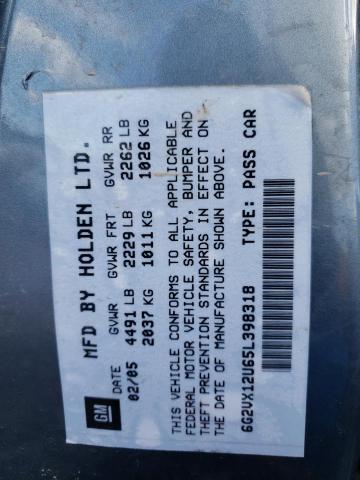 Photo 10 from auction – 2005 PONTIAC GTO with VIN 6G2VX12U65L398318