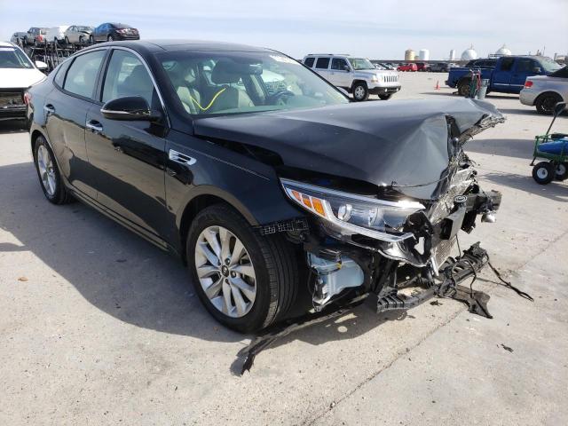 KIA OPTIMA EX 2018 with VIN 5XXGU4L32JG245558 - Photo from auction