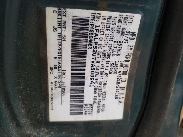 Photo 10 from auction – 1997 FORD TAURUS GL with VIN 1FALP52U7VA300941