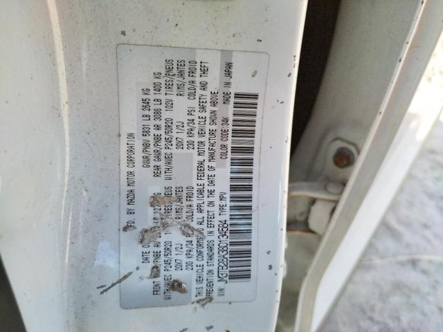 Photo 10 from auction – 2008 MAZDA CX-9 with VIN JM3TB28A380134584