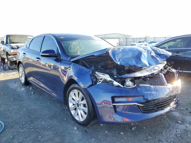 KIA OPTIMA EX 2017 with VIN 5XXGU4L35HG154326 - Photo from auction