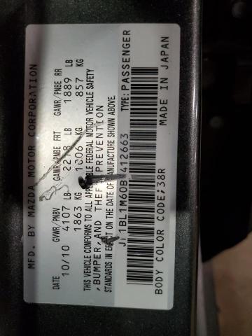 Photo 10 from auction – 2011 MAZDA 3 S with VIN JM1BL1M60B1412663