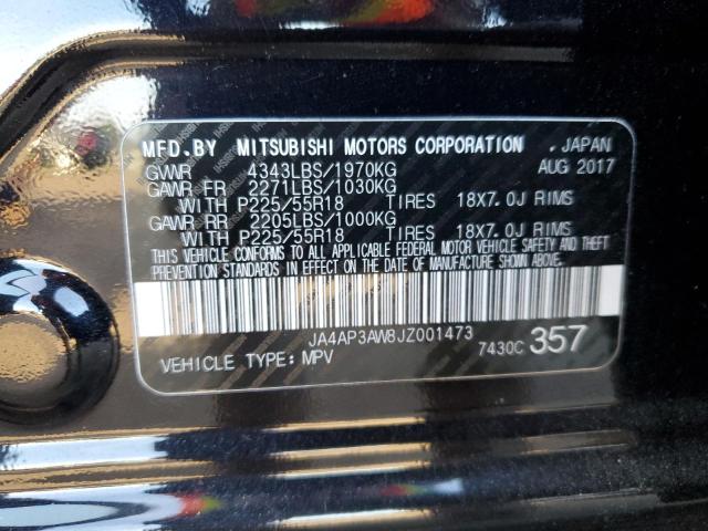 Photo 10 from auction – 2018 MITSUBISHI OUTLANDER with VIN JA4AP3AW8JZ001473