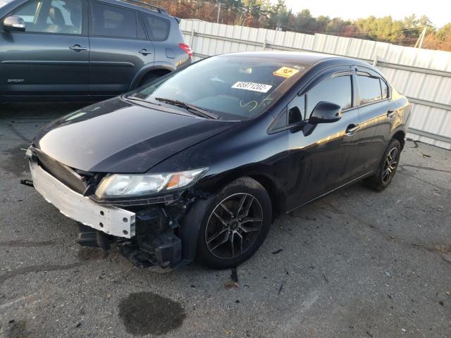 Photo 2 from auction – 2013 HONDA CIVIC LX with VIN 2HGFB2F55DH592727
