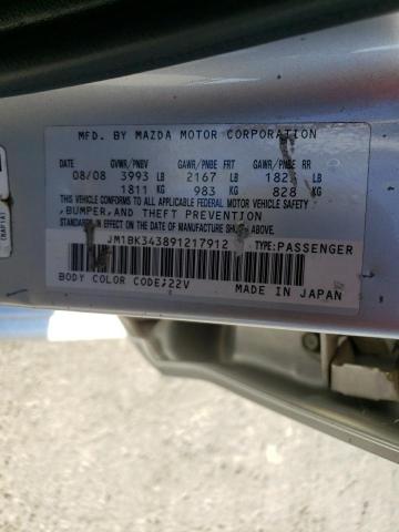 Photo 10 from auction – 2009 MAZDA 3 S with VIN JM1BK343891217912
