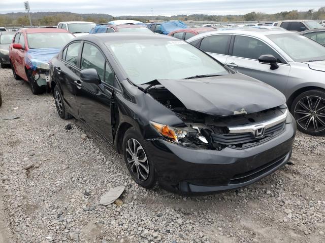 HONDA CIVIC LX 2012 with VIN 2HGFB2F50CH599096 - Photo from auction