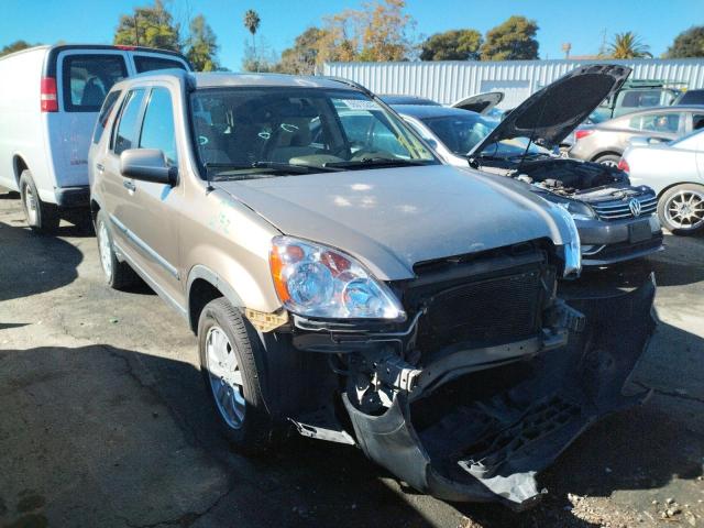 HONDA CR-V EX 2006 with VIN JHLRD78876C012266 - Photo from auction