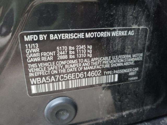 Photo 10 from auction – 2014 BMW 528 XI with VIN WBA5A7C56ED614602