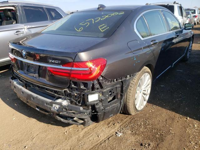 Photo 4 from auction – 2017 BMW 740 XI with VIN WBA7E4C55HGU99618