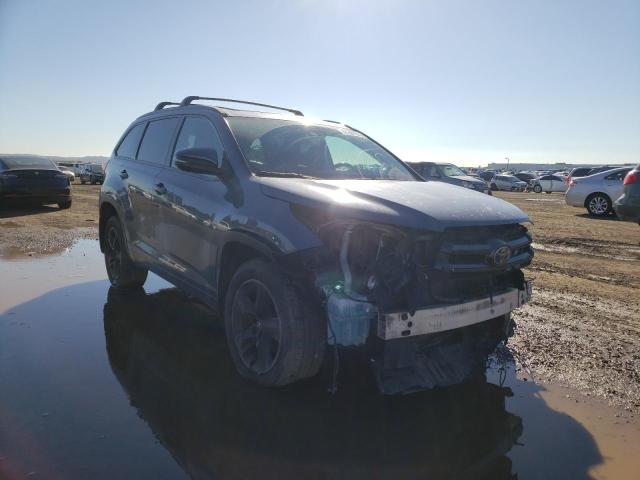 TOYOTA HIGHLANDER 2019 with VIN 5TDDGRFH7KS075955 - Photo from auction