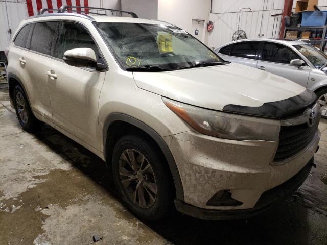 TOYOTA HIGHLANDER 2015 with VIN 5TDJKRFHXFS080722 - Photo from auction