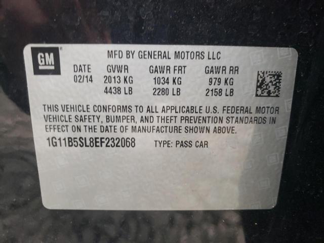Photo 10 from auction – 2014 CHEVROLET MALIBU LS with VIN 1G11B5SL8EF232068