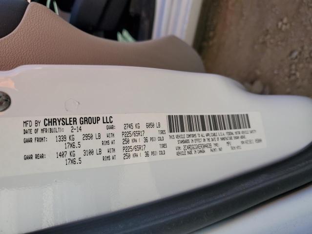 Photo 10 from auction – 2014 DODGE GRAND CARA with VIN 2C4RDGCGXER304639