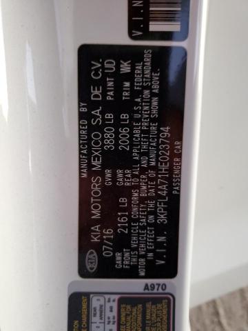 Photo 10 from auction – 2017 KIA FORTE LX with VIN 3KPFL4A71HE023794