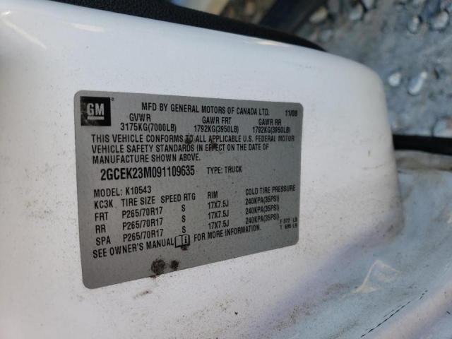 Foto 10 de la subasta – 2009 CHEVROLET SILVERADO con VIN 2GCEK23M091109635