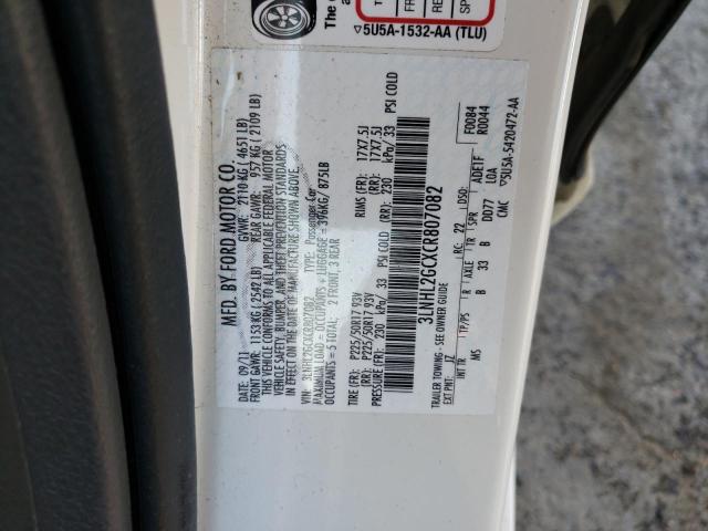 Photo 10 from auction – 2012 LINCOLN MKZ with VIN 3LNHL2GCXCR807082