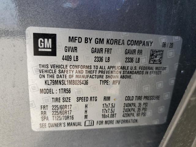 Photo 10 from auction – 2021 CHEVROLET TRAILBLAZE with VIN KL79MNSL1MB026436