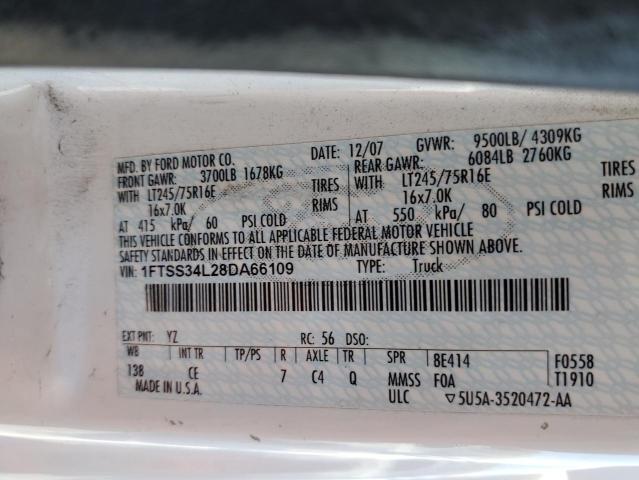 Photo 10 from auction – 2008 FORD ECONOLINE with VIN 1FTSS34L28DA66109
