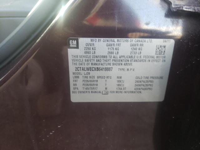 Photo 10 from auction – 2011 GMC TERRAIN SL with VIN 2CTALWECXB6418887