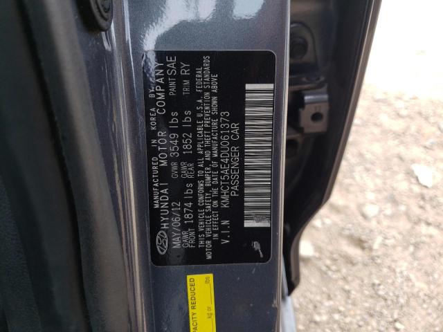 Photo 10 from auction – 2013 HYUNDAI ACCENT GLS with VIN KMHCT5AE4DU061373