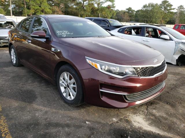 KIA OPTIMA LX 2018 with VIN 5XXGT4L36JG200268 - Photo from auction