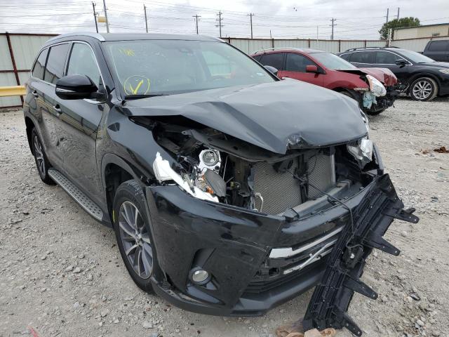 TOYOTA HIGHLANDER 2019 with VIN 5TDKZRFH7KS563689 - Photo from auction