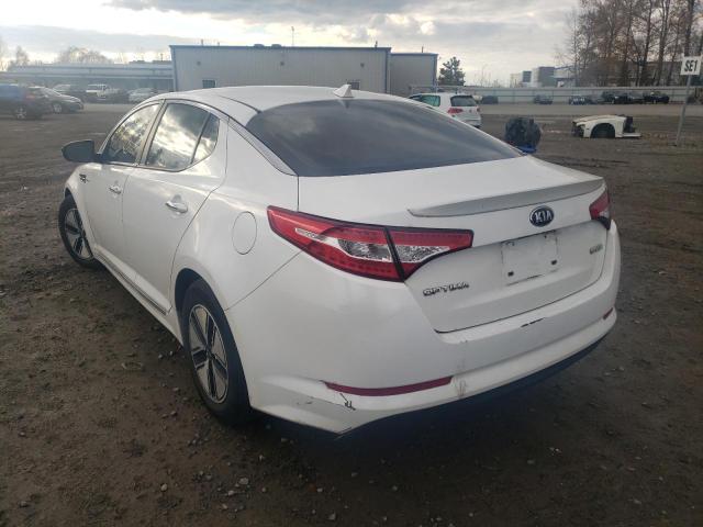Photo 3 from auction – 2013 KIA OPTIMA HYB with VIN KNAGM4AD3D5049534