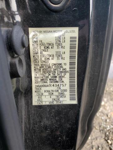 Photo 10 from auction – 2007 NISSAN FRONTIER K with VIN 1N6AD06UX7C434757