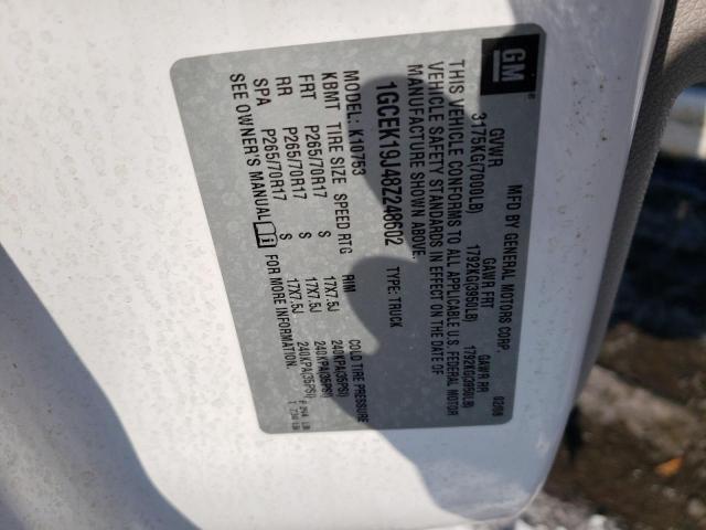Photo 10 from auction – 2008 CHEVROLET SILVERADO with VIN 1GCEK19J48Z248602