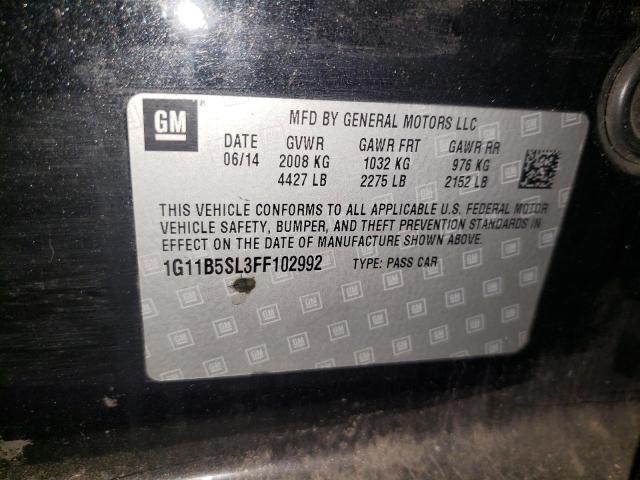 Photo 10 from auction – 2015 CHEVROLET MALIBU LS with VIN 1G11B5SL3FF102992