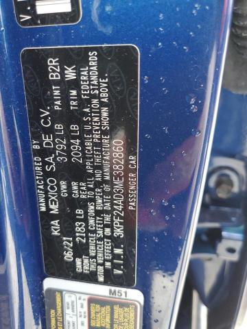 Photo 10 from auction – 2021 KIA FORTE FE with VIN 3KPF24AD3ME382860