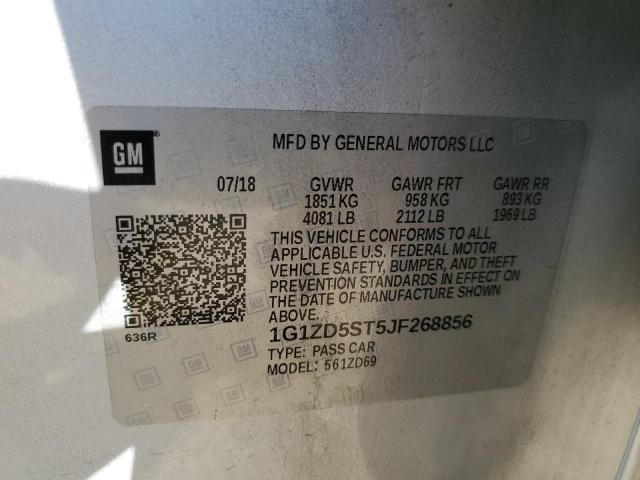 Photo 10 from auction – 2018 CHEVROLET MALIBU LT with VIN 1G1ZD5ST5JF268856