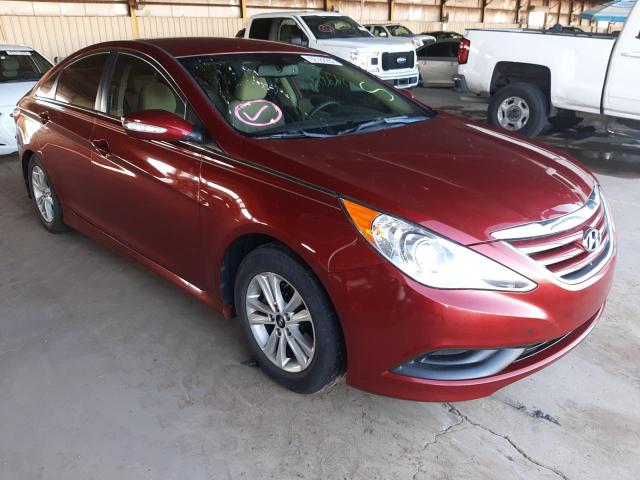 HYUNDAI SONATA GLS 2014 with VIN 5NPEB4AC6EH816446 - Photo from auction