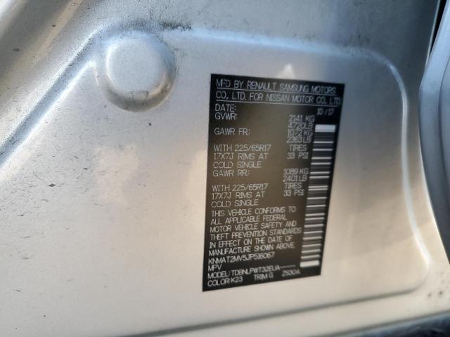 Photo 10 from auction – 2018 NISSAN ROGUE S with VIN KNMAT2MV5JP516067
