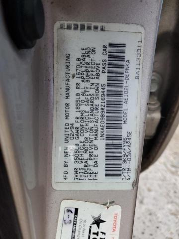 Photo 10 from auction – 1994 TOYOTA COROLLA LE with VIN 1NXAE09B9RZ169445