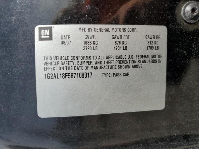 Photo 10 from auction – 2008 PONTIAC G5 with VIN 1G2AL18F587108017