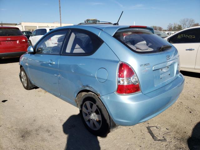 Photo 3 from auction – 2010 HYUNDAI ACCENT BLU with VIN KMHCM3AC8AU161570