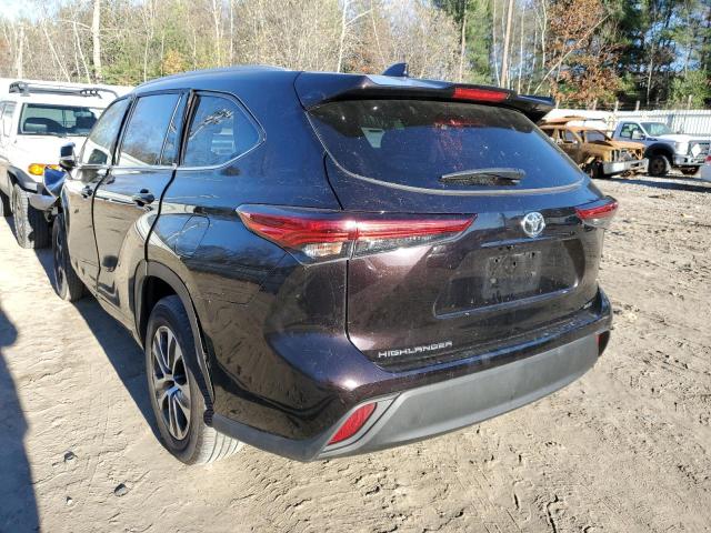 Photo 3 from auction – 2022 TOYOTA HIGHLANDER with VIN 5TDGZRAH3NS107044