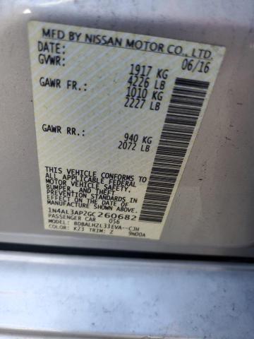 Photo 10 from auction – 2016 NISSAN ALTIMA 2.5 with VIN 1N4AL3AP2GC260682