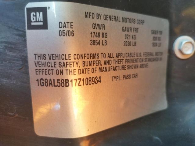 Photo 10 from auction – 2007 SATURN ION LEVEL with VIN 1G8AL58B17Z108934