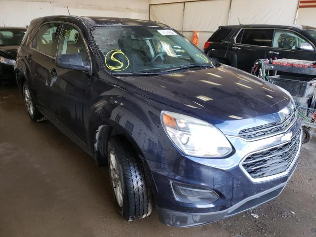 CHEVROLET EQUINOX LS 2017 with VIN 2GNFLEEK9H6222328 - Photo from auction