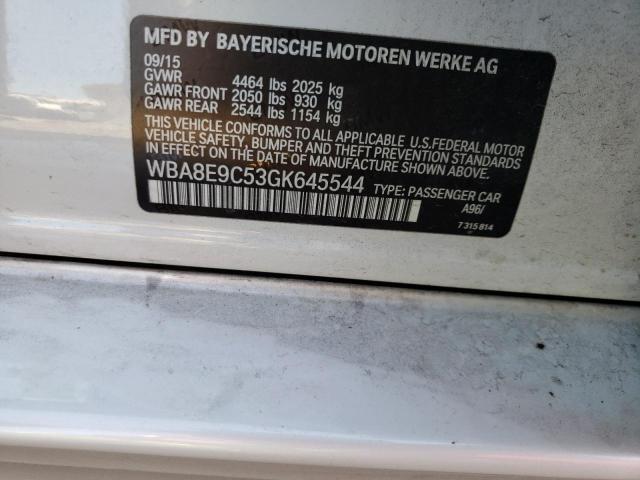 Photo 10 from auction – 2016 BMW 328 I SULE with VIN WBA8E9C53GK645544