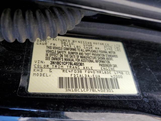 Photo 10 from auction – 2011 NISSAN VERSA S with VIN 3N1BC1CP7BL402301