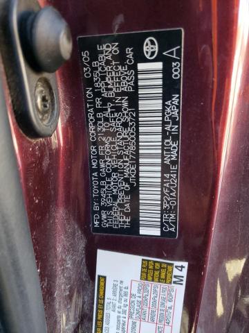 Photo 10 from auction – 2005 TOYOTA SCION TC with VIN JTKDE177850053721