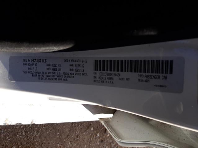 Photo 10 from auction – 2016 CHRYSLER 200 LX with VIN 1C3CCCFBXGN194424