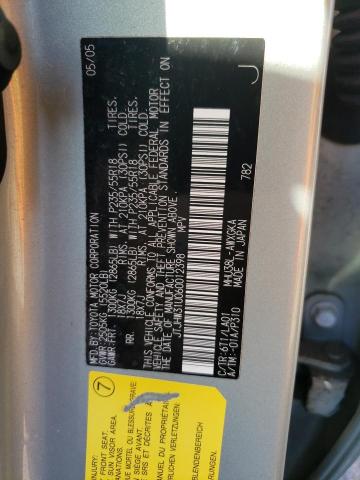 Photo 10 from auction – 2006 LEXUS RX 400 with VIN JTJHW31U060012398